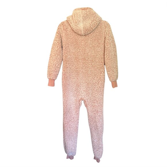 Victoria’s Secret Pink Sherpa Zip Up Onesie Size XSmall - Picture 2 of 10